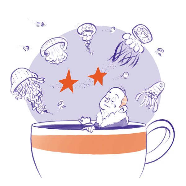 tea and toast illustration